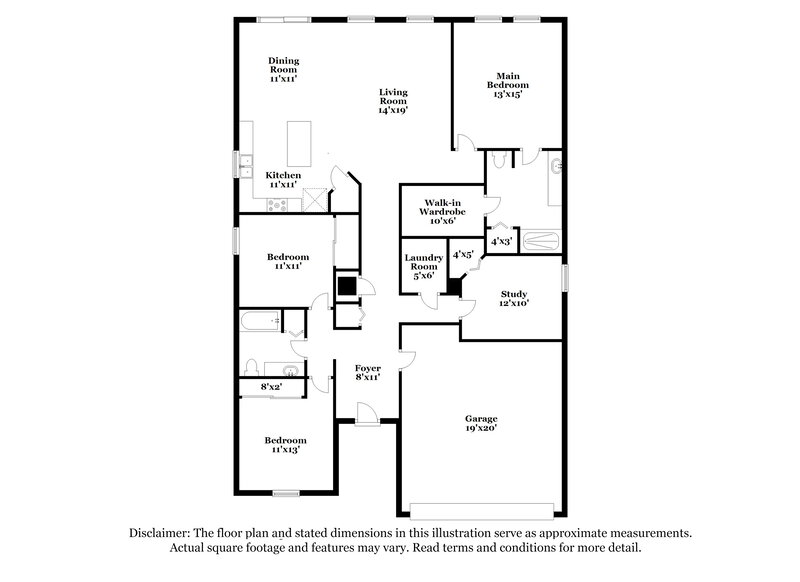 2,115/Mo, 3500 Rhapsody St Saint Cloud, FL 34772 Floor Plan View