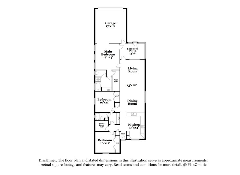 2,310/Mo, 2099 Appalachee Cir Tavares, FL 32778 Floor Plan View