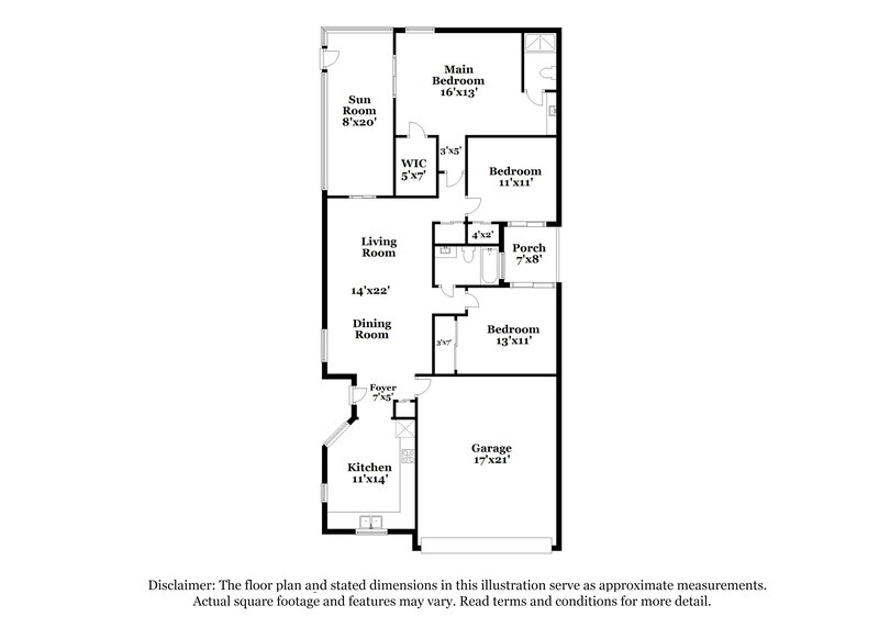 2,270/Mo, 114 Meadow Blvd Sanford, FL 32771 Floor Plan View