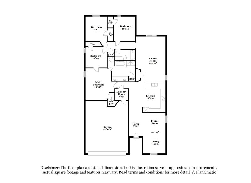1,940/Mo, 2340 Bexley Dr Tavares, FL 32778 Floor Plan View