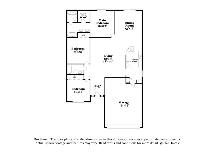 2,105/Mo, 2952 Leba Ln Saint Cloud, FL 34772 Floorplan View