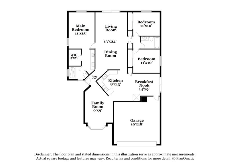 2,350/Mo, 13025 San Diego Woods Ln Orlando, FL 32824 Floorplan View