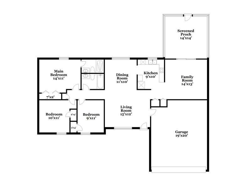 2,860/Mo, 392 Panama Cir Winter Springs, FL 32708 Floor Plan View