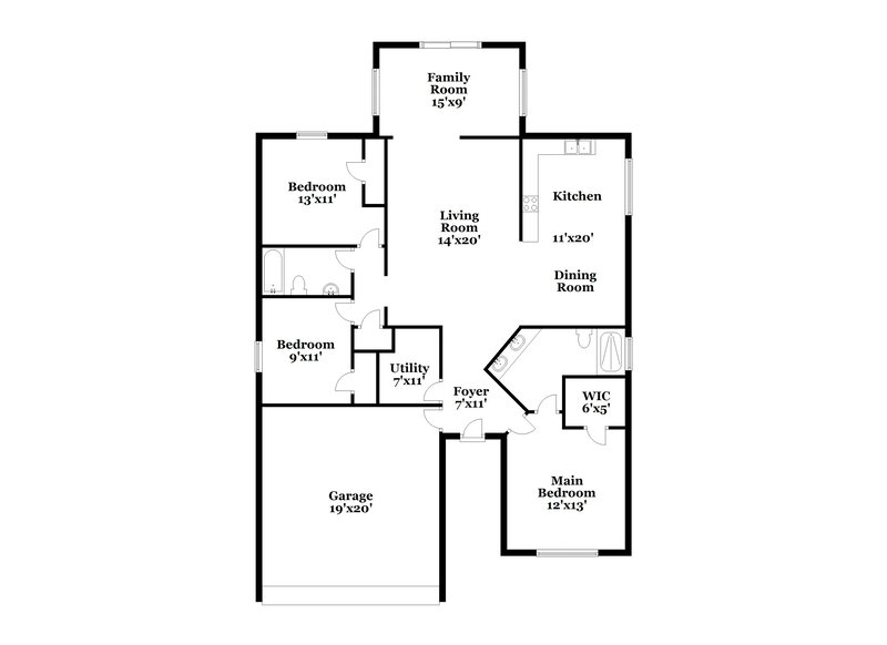 2,320/Mo, 602 Whittingham Pl Lake Mary, FL 32746 Floor Plan View