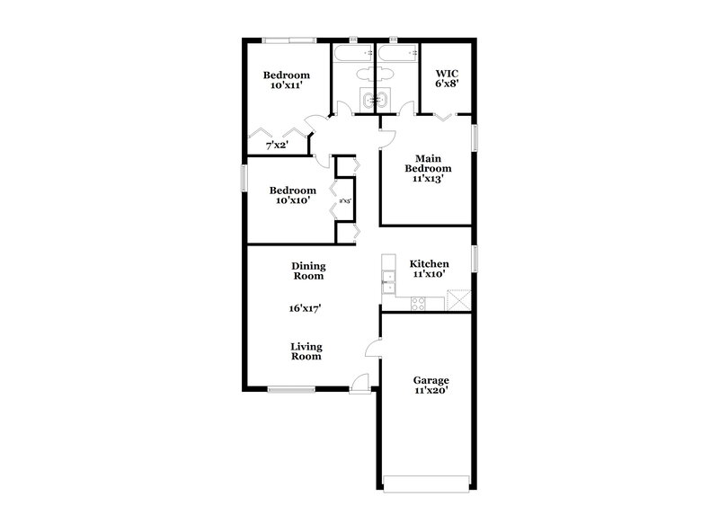 2,270/Mo, 326 Daniels Pointe Dr Winter Garden, FL 34787 Floorplan View