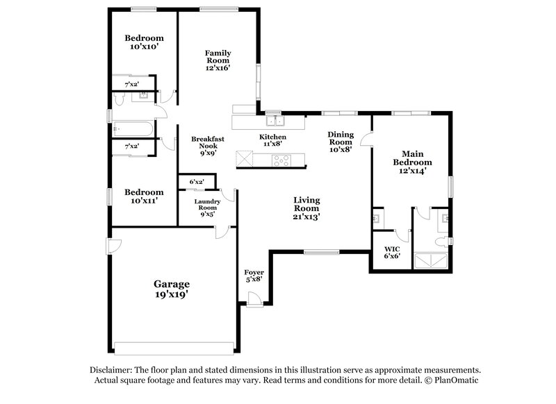 2,355/Mo, 8431 Alveron Ave Orlando, FL 32817 Floor Plan View