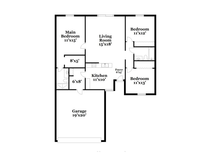 2,105/Mo, 2220 Paria Ln Kissimmee, FL 34758 Floor Plan View