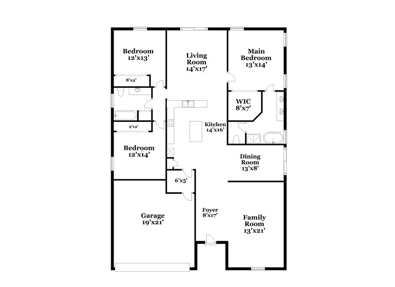 3,430/Mo, 5438 Bryce Canyon Dr Kissimmee, FL 34758 Floor Plan View