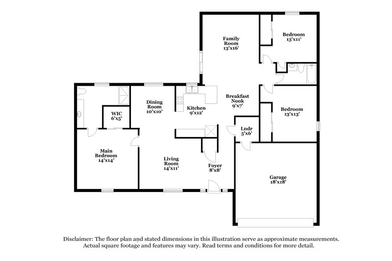 2,245/Mo, 710 Armadillo Dr Deltona, FL 32725 Floor Plan View