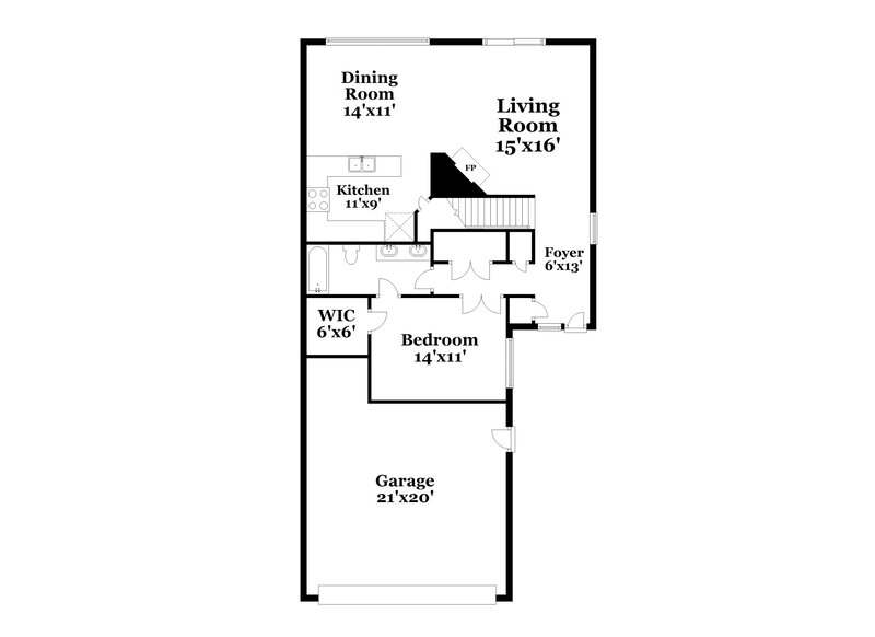 2,480/Mo, 472 Amethyst Way Lake Mary, FL 32746 Floor Plan View