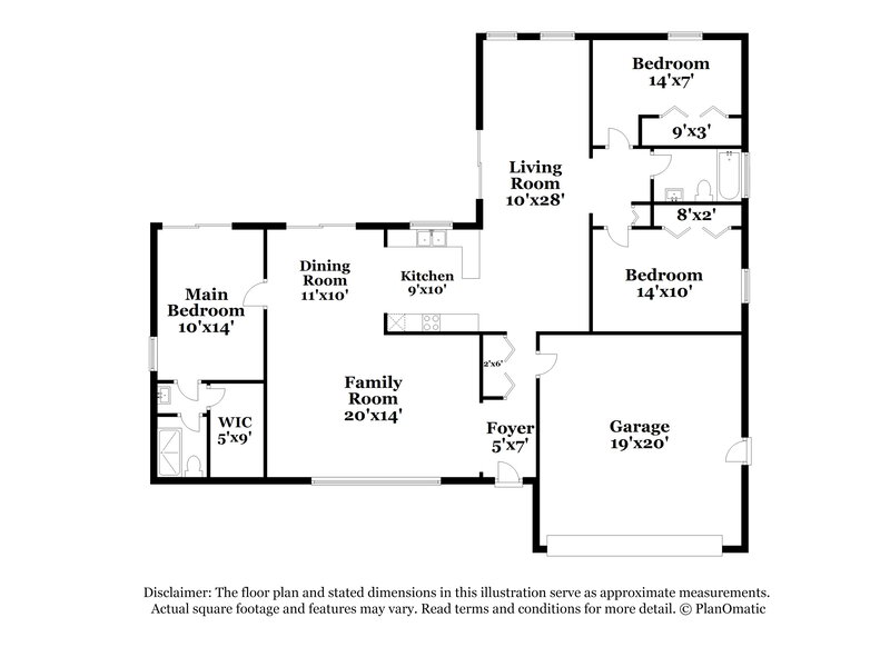 2,225/Mo, 336 Shorewood Dr Tavares, FL 32778 Floorplan View