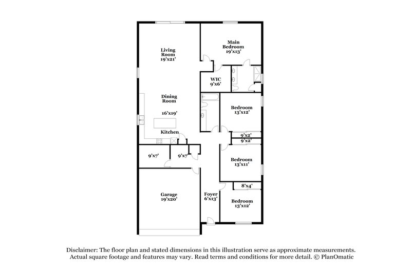 2,445/Mo, 3615 Vega Creek Dr Saint Cloud, FL 34772 Floor Plan View