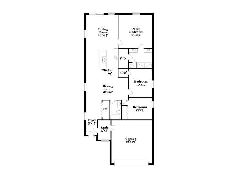 2,200/Mo, 2270 Canyon Breeze Ave Kissimmee, FL 34746 Floor Plan View