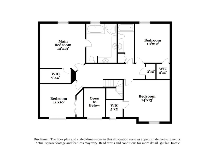 2,240/Mo, 140 Aurora Ln Kissimmee, FL 34758 Floor Plan View