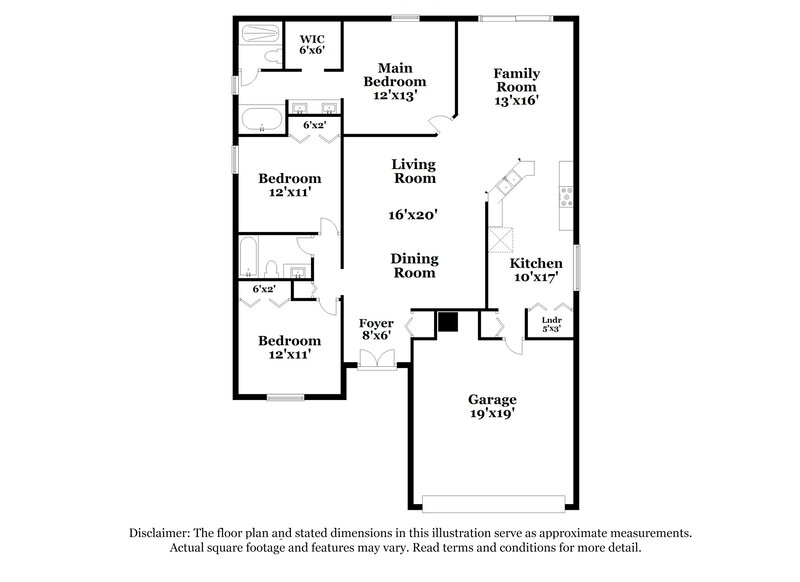 2,555/Mo, 1871 Lochshyre Loop Ocoee, FL 34761 Floor Plan View