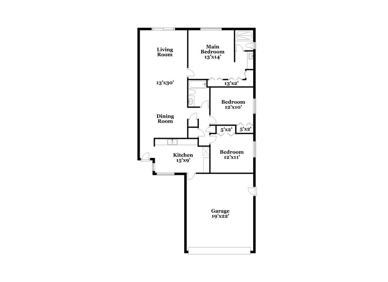 2,225/Mo, 4406 Suntree Blvd Orlando, FL 32817 Floor Plan View