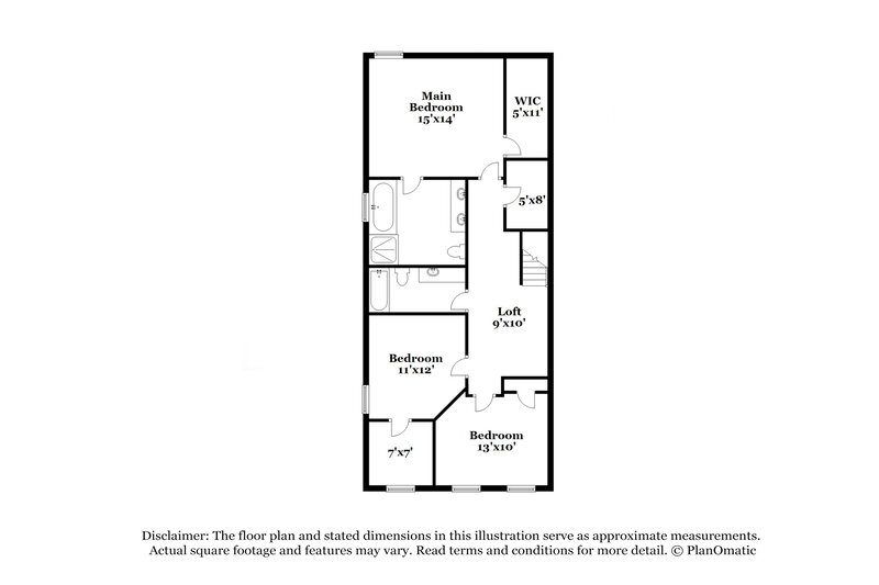 2,390/Mo, 6810 Little Blue Ln Harmony, FL 34773 Floor Plan View 2