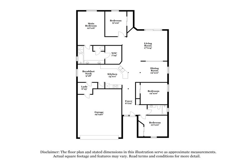 2,420/Mo, 16813 Rising Star Dr Clermont, FL 34714 Floor Plan View