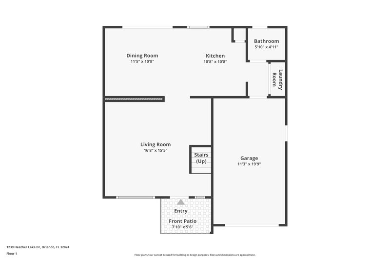 2,395/Mo, 1239 Heather Lake Dr Orlando, FL 32824 Floorplan View
