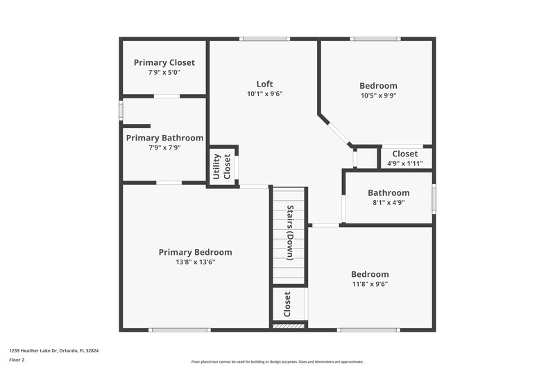 2,395/Mo, 1239 Heather Lake Dr Orlando, FL 32824 Floorplan View 2