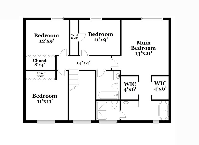 3,200/Mo, 907 Gateshead Ct Kissimmee, FL 34758 Floor Plan View 2