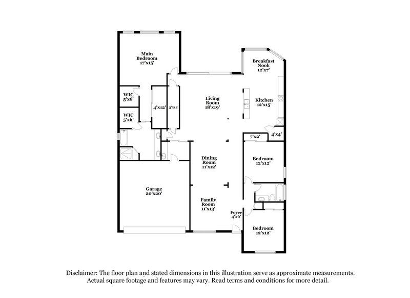 2,560/Mo, 1174 Green Vista Cir Apopka, FL 32712 Floor Plan View