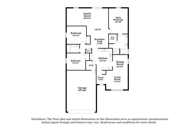 2,175/Mo, 1214 Reagans Reserve Blvd Apopka, FL 32712 Floor Plan View