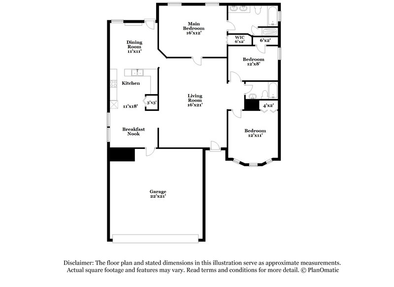 2,495/Mo, 2630 Cahill Way Lake Mary, FL 32746 Floor Plan View