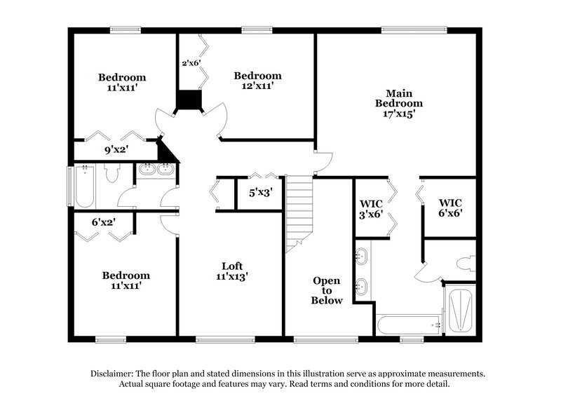 1,935/Mo, 963 Alsace Dr Kissimmee, FL 34759 Floor Plan View 2