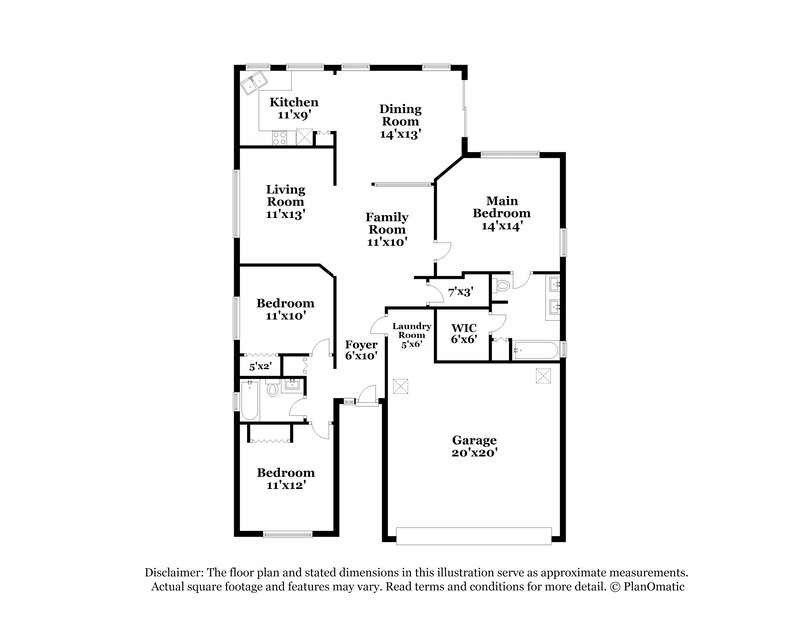 2,175/Mo, 348 Breezeway Dr Apopka, FL 32712 Floor Plan View