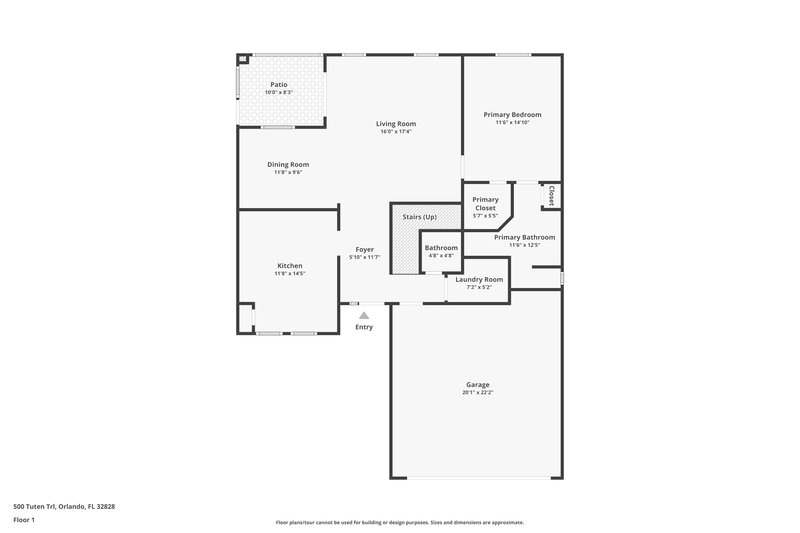 2,425/Mo, 500 Tuten Trl Orlando, FL 32828 Floor Plan View