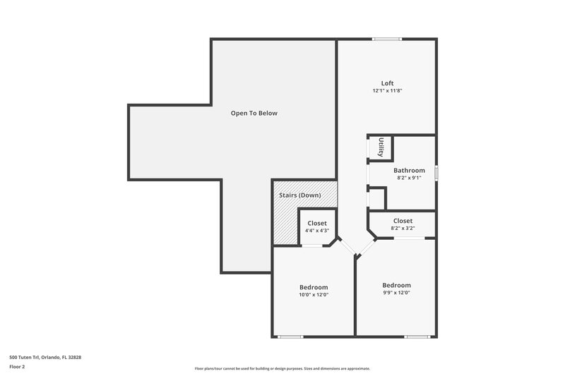 2,425/Mo, 500 Tuten Trl Orlando, FL 32828 Floor Plan View 2