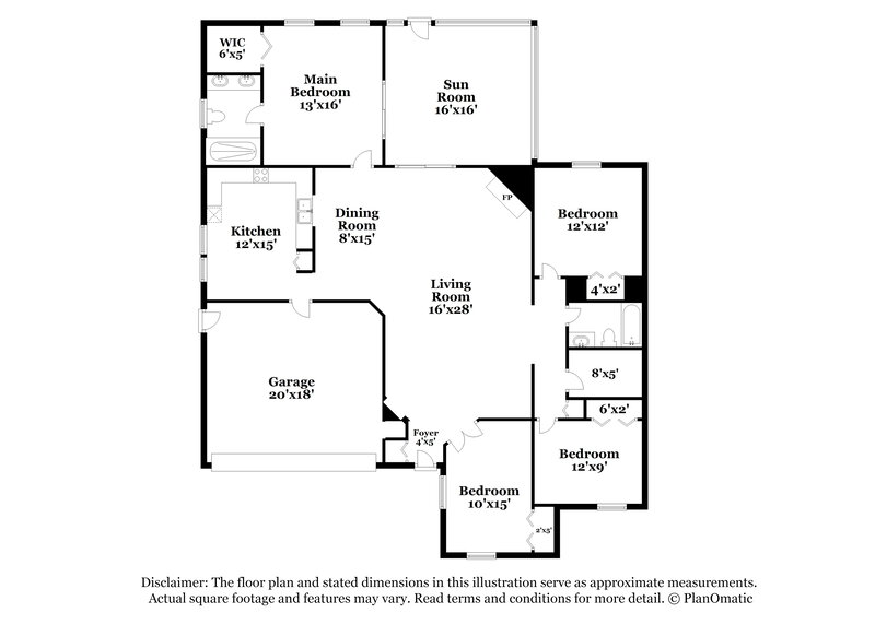 2,650/Mo, 1038 Shaffer Trail Oviedo, FL 32765 Floorplan View