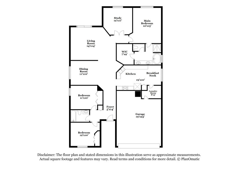2,240/Mo, 1140 Stoneham Dr Groveland, FL 34736 Floor Plan View