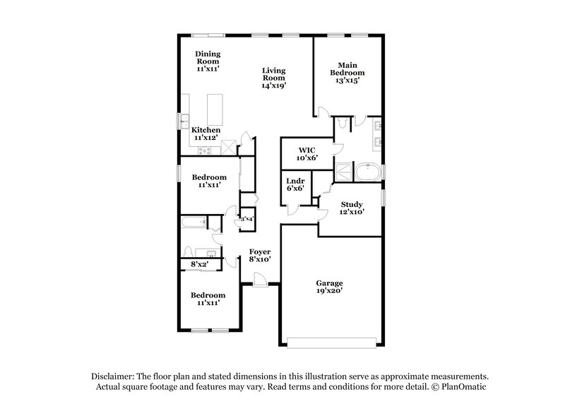 3,850/Mo, 1869 Castleton Dr Saint Cloud, FL 34771 Floorplan View