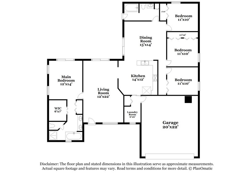 2,055/Mo, 503 Brighton Ct Kissimmee, FL 34758 Floor Plan View