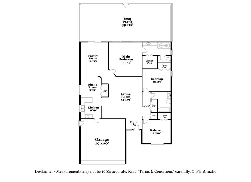 2,365/Mo, 3803 Windway Ct Orlando, FL 32817 Floorplan View