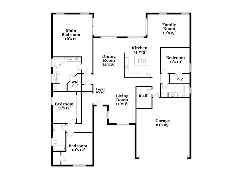 2,595/Mo, 133 Mediterranean Ct Kissimmee, FL 34758 Floor Plan View