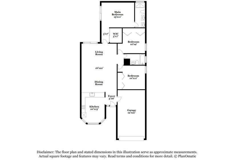 2,110/Mo, 725 Fenwick Dr Orlando, FL 32825 Floor Plan View