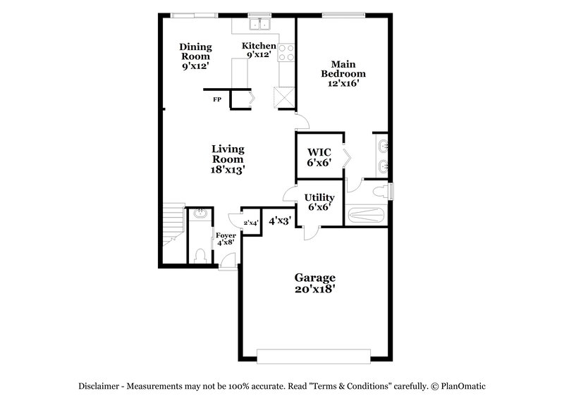 2,360/Mo, 1228 Creekbottom Cir Orlando, FL 32825 Floor Plan View
