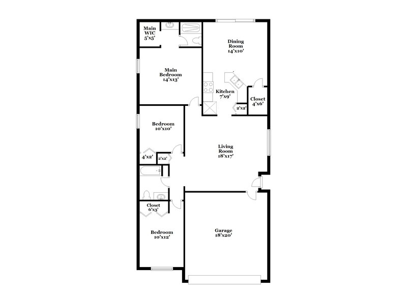 2,245/Mo, 120 Kawilla Ct Orlando, FL 32825 Floor Plan View