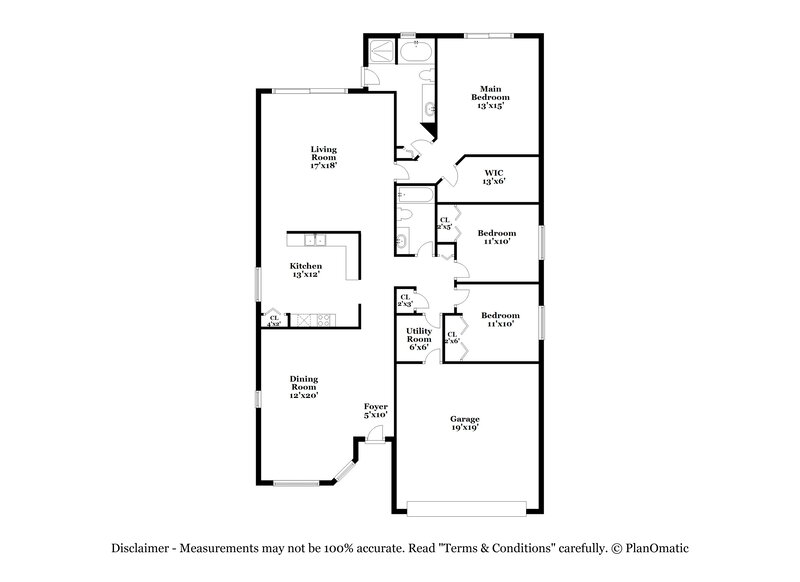 2,420/Mo, 4205 Shadow Creek Cir Oviedo, FL 32765 Floor Plan View