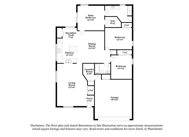 2,465/Mo, 10512 Petaloma Dr Orlando, FL 32817 Floor Plan View