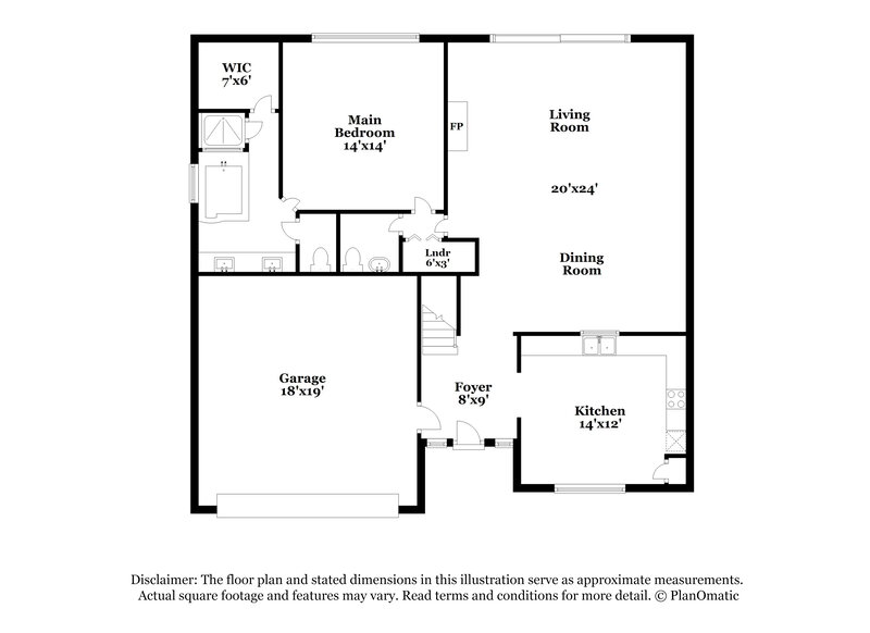 2,540/Mo, 906 Waybourne Way Lake Mary, FL 32746 Floor Plan View