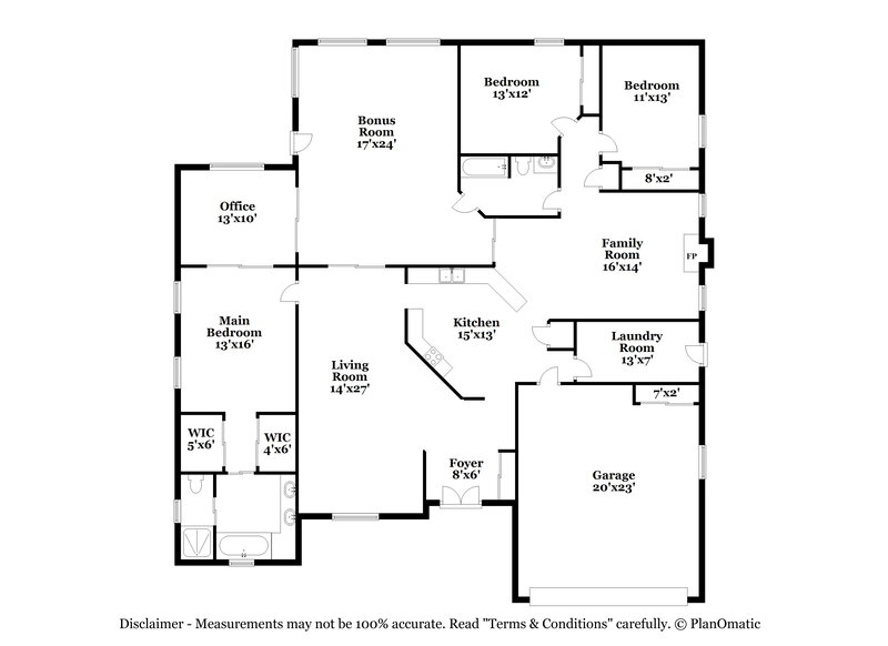 2,270/Mo, 20122 Marlin St Orlando, FL 32833 Floor Plan View