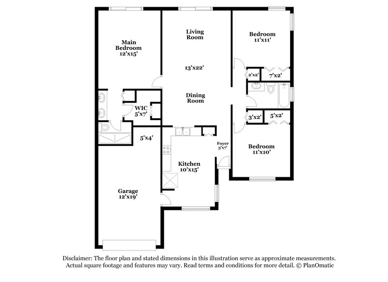 2,350/Mo, 1220 Regal Ridge Dr Orlando, FL 32825 Floor Plan View