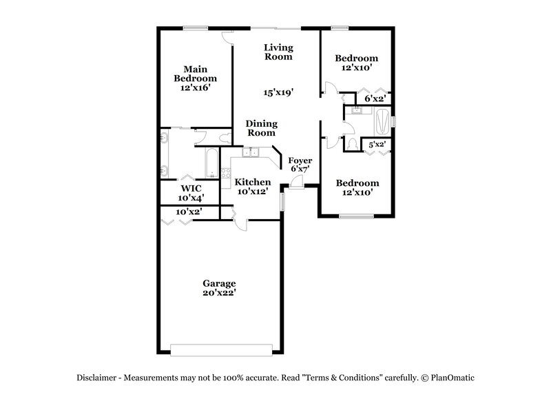 1,855/Mo, 105 Paprika Pl Kissimmee, FL 34758 Floor Plan View