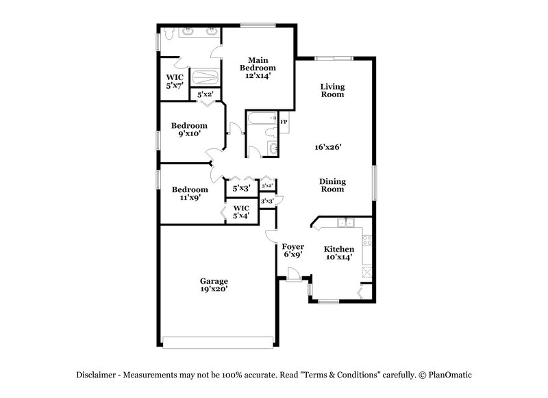 2,195/Mo, 4296 Fox Hollow Cir Casselberry, FL 32707 Floor Plan View