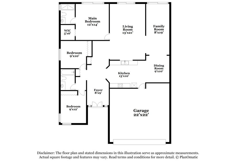 2,340/Mo, 12702 Whiterapids Dr Orlando, FL 32828 Floorplan View