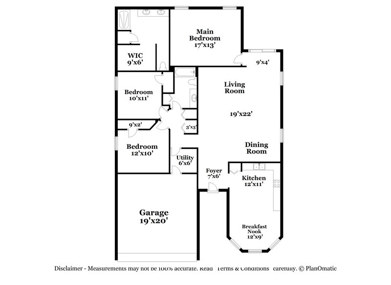2,445/Mo, 3009 Sangria St Kissimmee, FL 34744 Floor Plan View